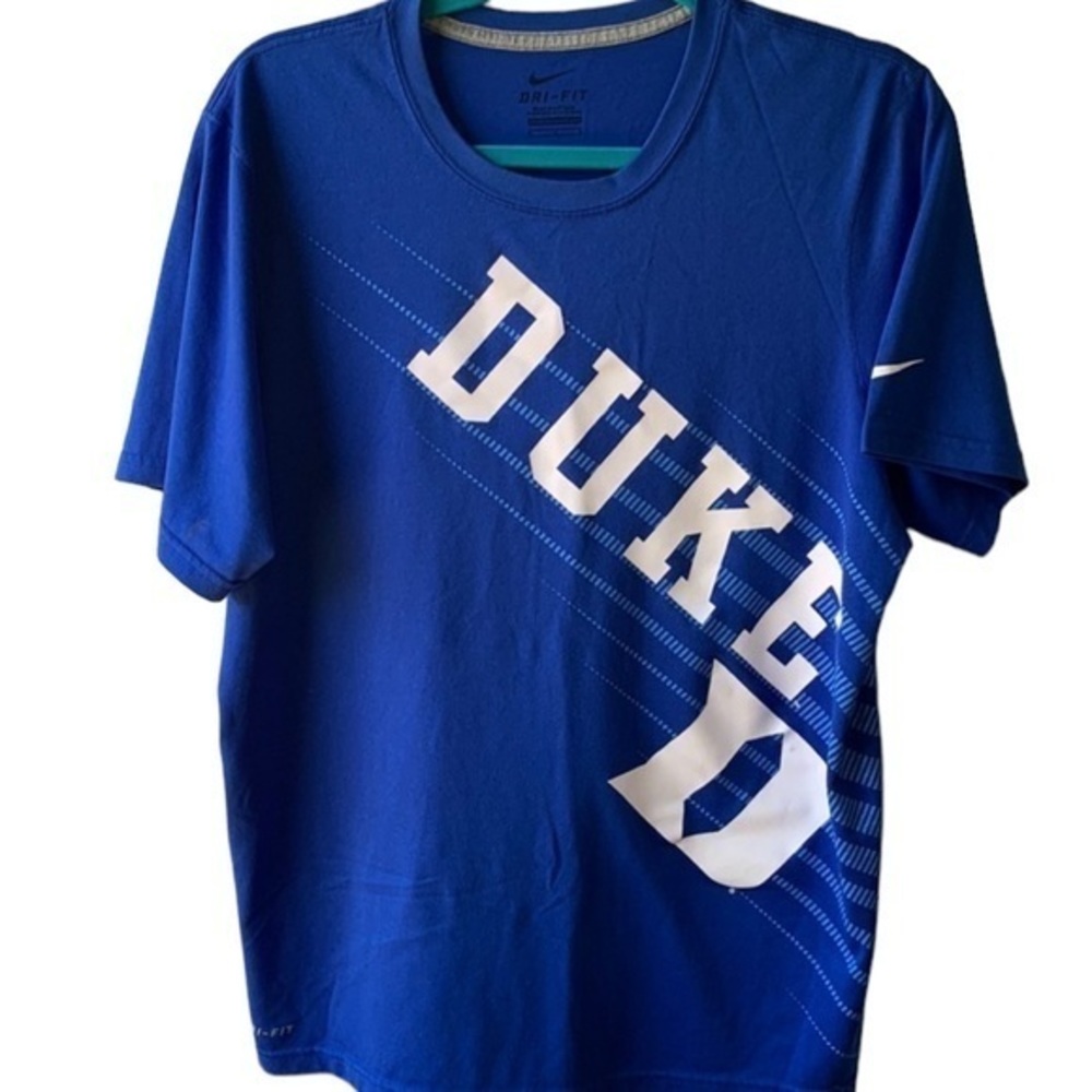Nike Dri-Fit Duke Shirt Blue White Size‎ Medium